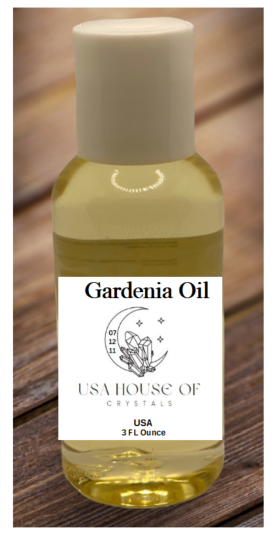 USA House OF Crystals Gardenia Oil 3 FL OZ