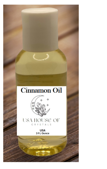 USA House OF Crystals Cinnamon Oil 3 FL OZ