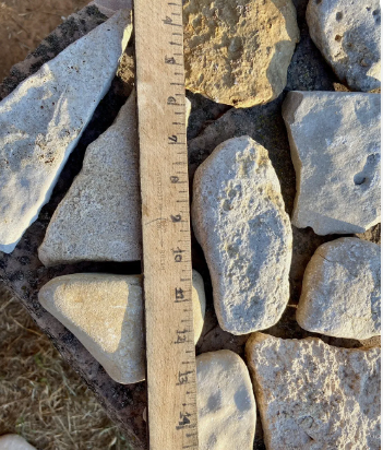 100% Pure Lime Stone large (1 Piece) Size varies assorted large piece